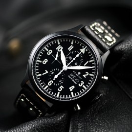 Nav B Chrono 47 mm, schwarz  