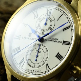 Marine-Chronograph Bronze Premium Römisch