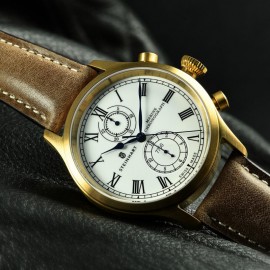 Marine-Chronograph Bronze Premium Römisch