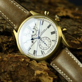 Marine-Chronograph Bronze Premium Römisch