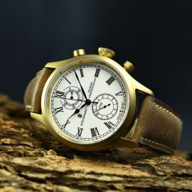 Marine-Chronograph Bronze Premium Römisch