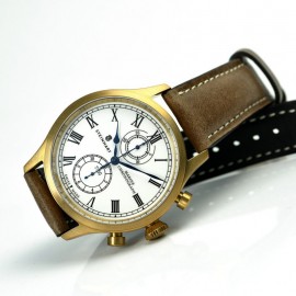 Marine-Chronograph Bronze Premium Römisch