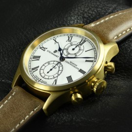 Marine-Chronograph Bronze Premium Römisch