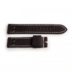 Strap black with rivets, size L