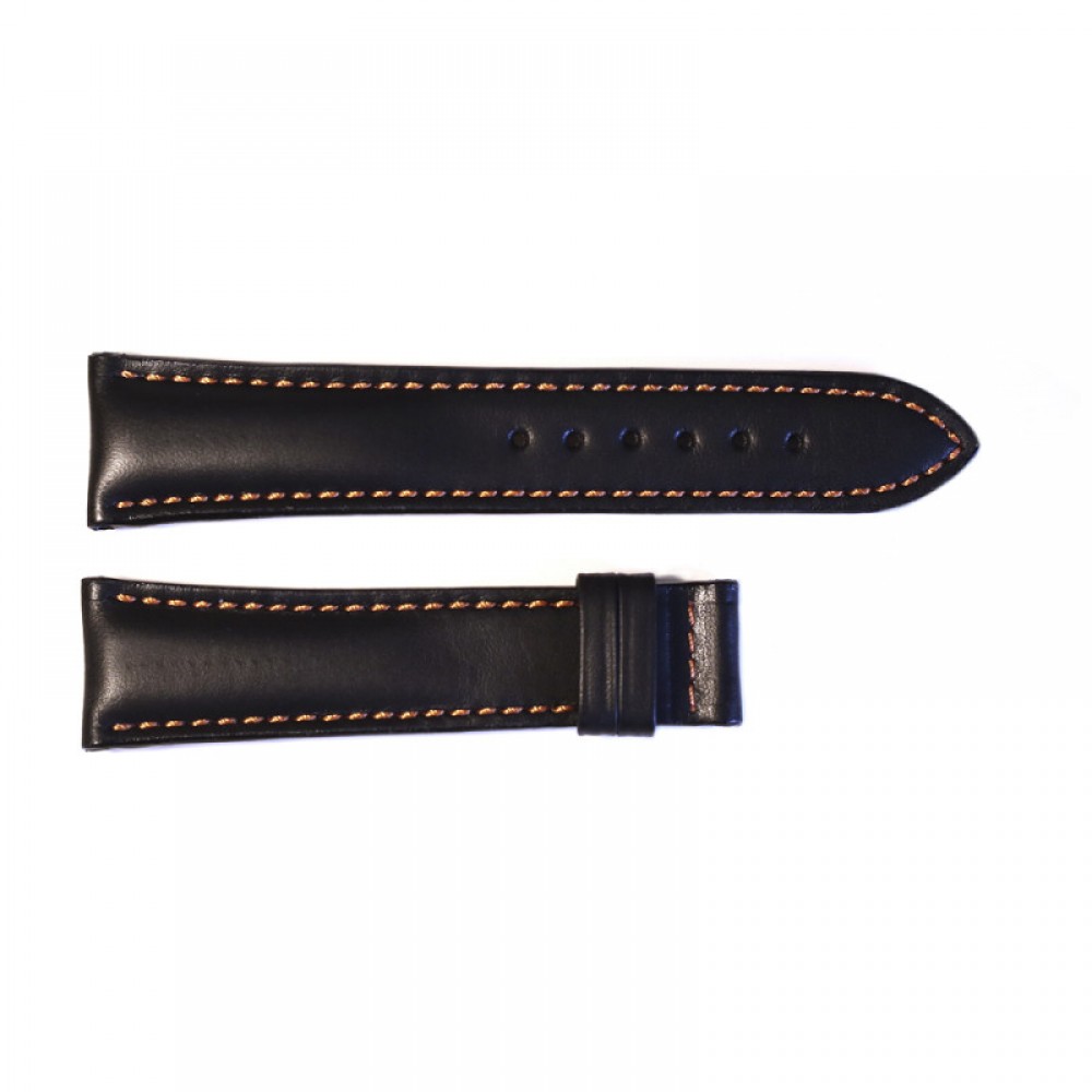 Leather strap blue for Racetimer size M