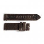 Leather strap Military vintage brown size M