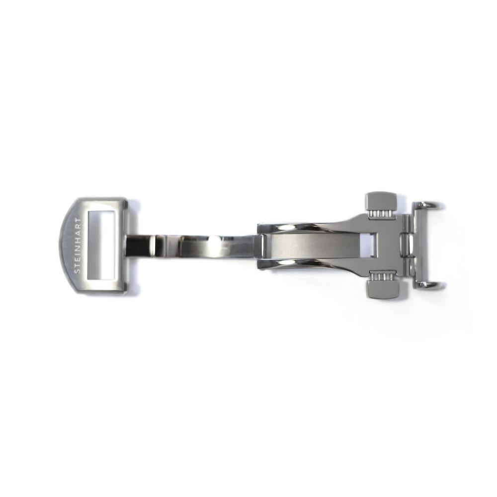 Deployment Clasp stainless steel satined 18 mm