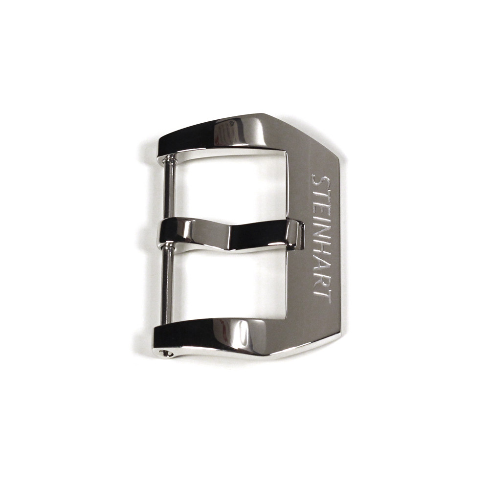 PRE-V buckle polished 24 mm with logo