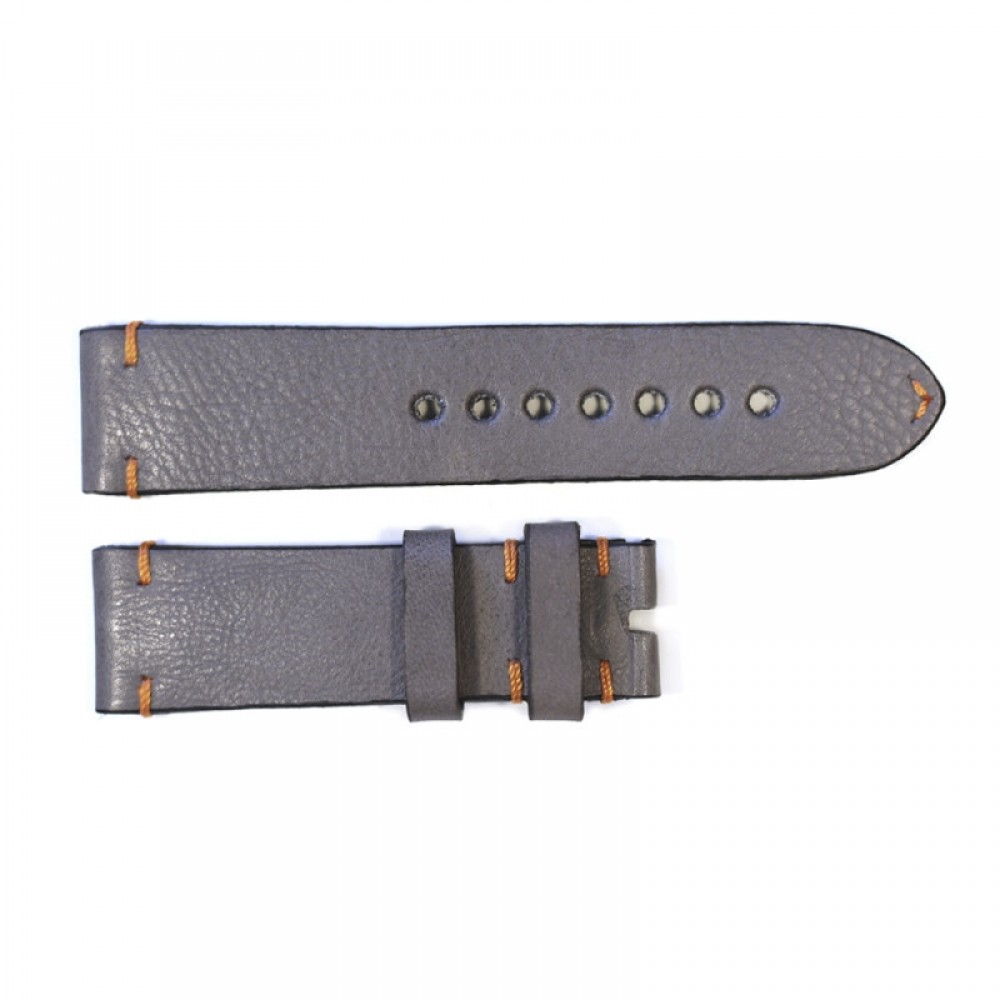 Leather strap grey for Triton Titan 1000 Größe M