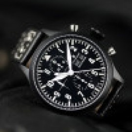 Nav B Chrono 47 mm, schwarz  