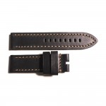 Leather strap black marone vintage size M