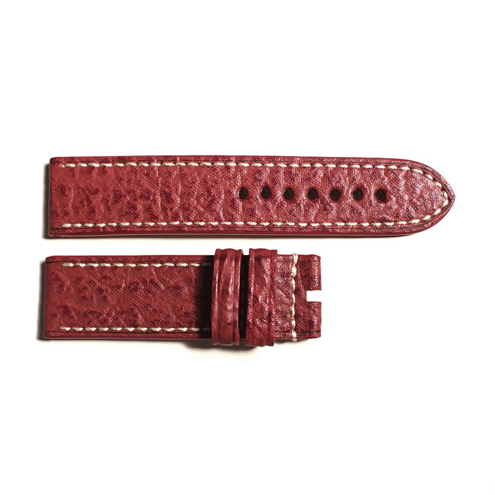 Special strap shark red, contrast stitching, size M