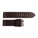 Leather strap dark brown size M