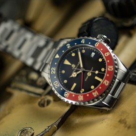 Ocean 39 vintage GMT Premium blue/red Keramik