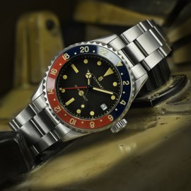 Ocean 39 vintage GMT Premium blue/red Keramik