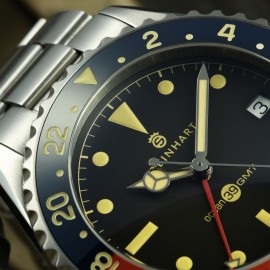 Ocean 39 vintage GMT Premium blue/red Keramik