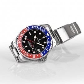 Ocean 39 GMT blue-red ceramic