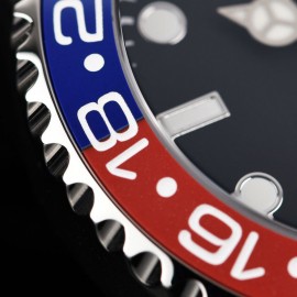 Ocean 39 GMT blue-red ceramic