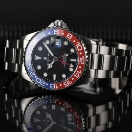 Ocean 39 GMT blue-red ceramic