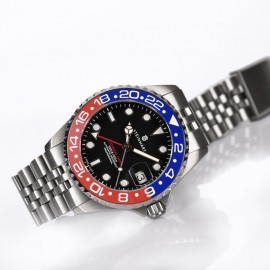 Ocean 39 GMT.2 blue-red ceramic