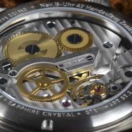 Nav B-Uhr 44 Titan A Muster Zentralsekunde