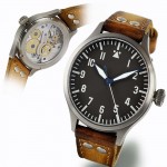 Nav B-Uhr 44 Titan A Muster Zentralsekunde
