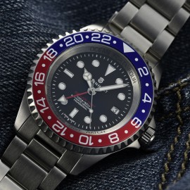 OCEAN Forty Four GMT BLUE-RED 